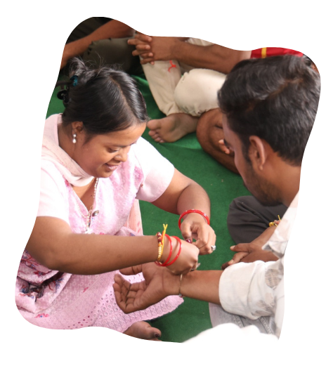 Special School’s Differently-Abled Children Celebrate Raksha Bandhan with De-Addiction Centre Patients