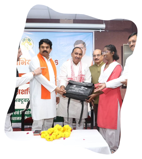 अमलतास मेडिकल कॉलेज में सेवा संकल्प अभियान के तहत दिव्यांगजन सशक्तिकरण एवं नशामुक्ति जनजागृति कार्यक्रम आयोजित